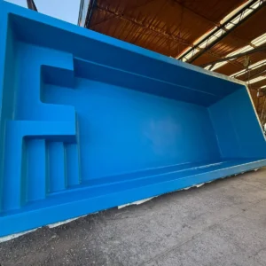 Piscina de Fibra de Vidrio Turquesa 8,00 x 3,40 m