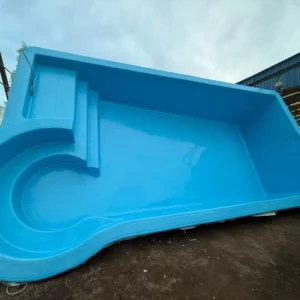 Piscina de Fibra de Vidrio Verde Agua 9,00 x 3,40 m